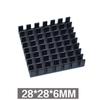 14*14*8mm Golden Black Aluminum Radiator IC Heat Sink Heat Sink 40 X 40 Mm X 11 Mm / 28 X 28 X 6 / 25 Mm