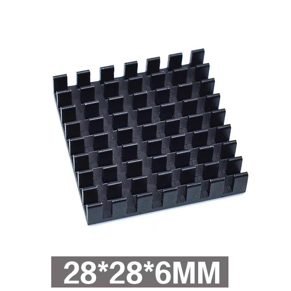 14*14*8mm Golden Black Aluminum Radiator IC Heat Sink Heat Sink 40 X 40 Mm X 11 Mm / 28 X 28 X 6 / 25 Mm
