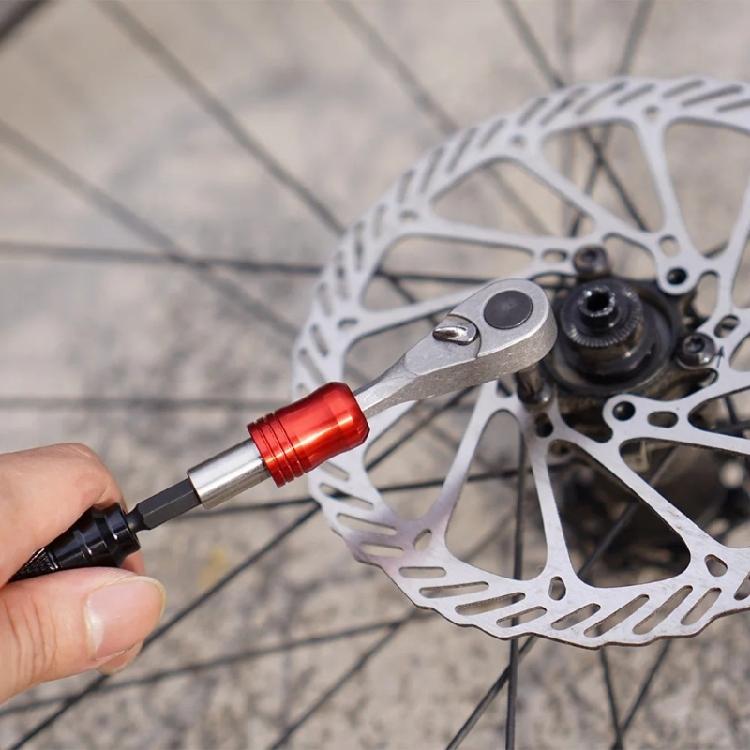 Chiave a cricchetto dinamometrica a singola estremità Cacciavite portatile Set di inserti per bussole Leggero Strumento di riparazione a cricchetto per biciclette Durevole