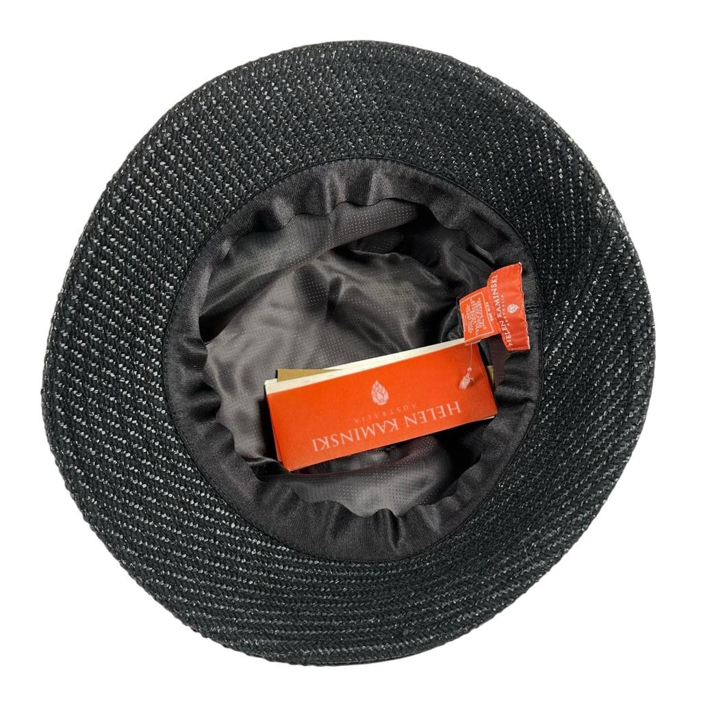 Excellent HELEN KAMINSKI Hat ABBEY Bucket Black Wool Women Used
