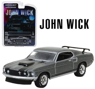 Greenlight Hollywood Serie 18 John Wick Film 1969 Ford Mustang Boss 429 Fahrzeug 1/64 (2014) Druckguss