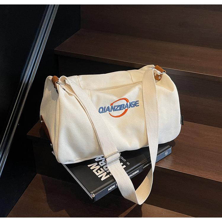 Casual Fashion Canvas Bag Simple Versatile Shoulder Bag Pillow Tote Bag Handbag Lightweight Messenger Bag