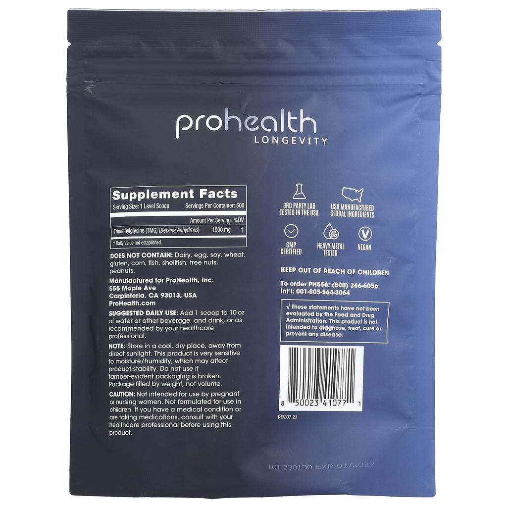 Tmg Pro, Pure Tmg Powder, 500G