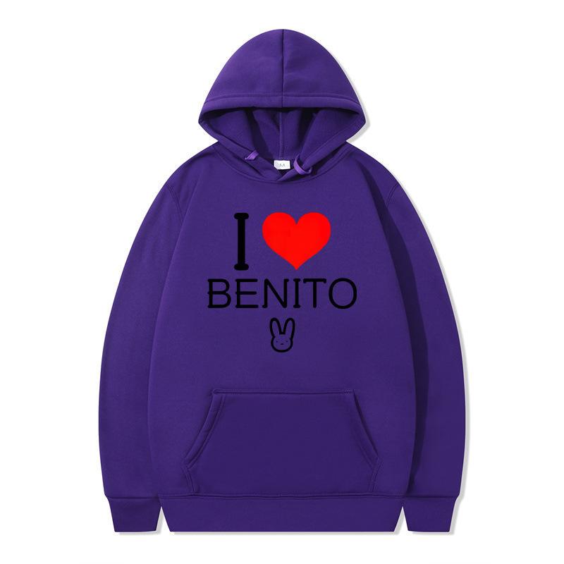 Autumn and winter new un verano sin ti bad bunny hoodie hooded sweater