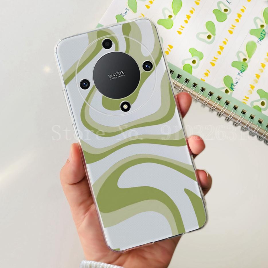 

For Honor Magic5 Lite Case Magic 6 Lite Stylish Painted Cover Soft Silicone Phone Case For Honor Magic6 Lite Magic 5 Lite Fundas Honor Magic5 Lite