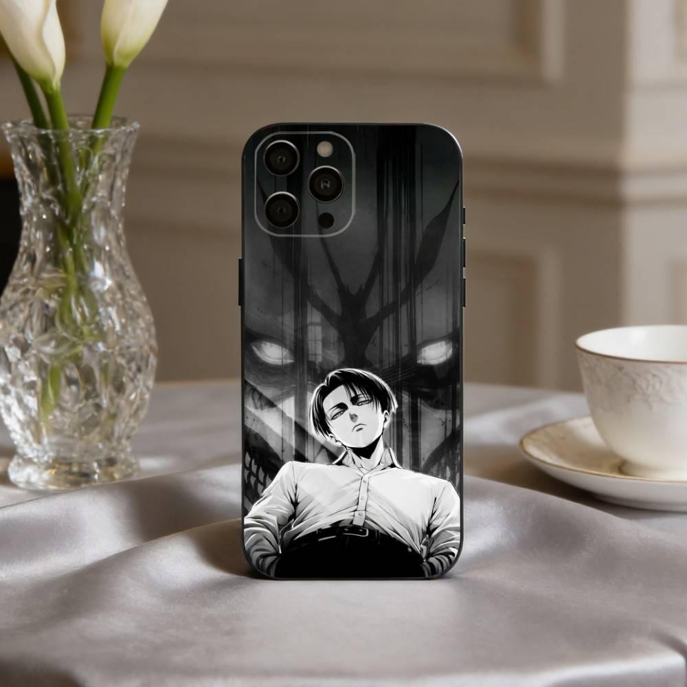 L-Levi A-Ackerman A-Attack O-On T-Titans Phone Case Silicone Soft For IPhone 17pro 16 15 14 13 12 11 X XR Plus Pro Max Plus