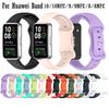 Sportovní měkký silikonový náramek pro Huawei Band 10/10NFC/9/9NFC/8/8NFC pásek náramek barevný pásek chytrý řemínek k hodinkám náhradní