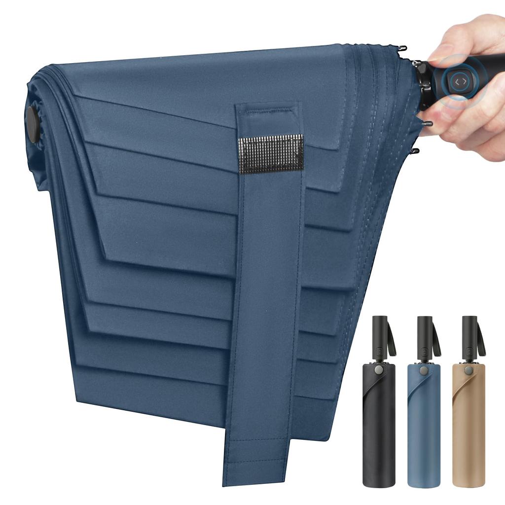 LittleSo appearance of memory umbrella that folds in 1 Folding rain shape automatic opening and for both sunny and rainy 8 large 104cm large folding