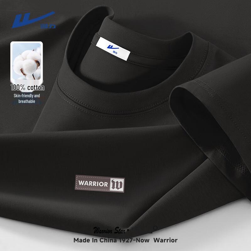 Warrior Men s Retro Pure Cotton Short Sleeve T-Shirt 5XL