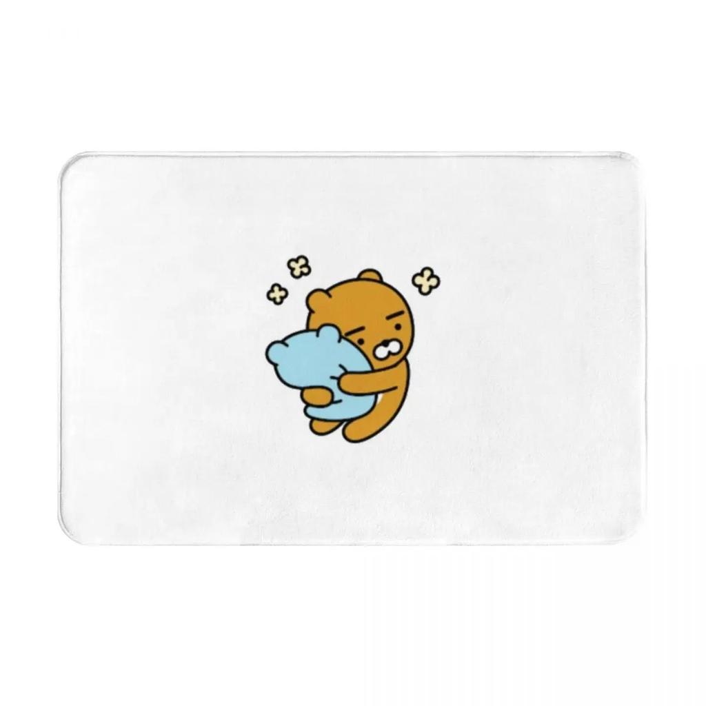 Disney Kakao Ryan Cartoon Door Mat Kitchen Bedroom Bath Living Room Balcony Entrance Carpet Non-slip Cute Home Decor Rug