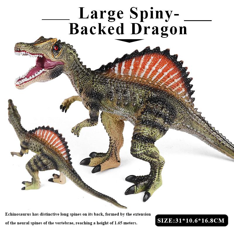 Oenux New Jurassic Dinosaur Brinquedo Spinosaurus Action Figures Open Mouth Tyrannosaurus Animals Model Collection Kid Toy Gift