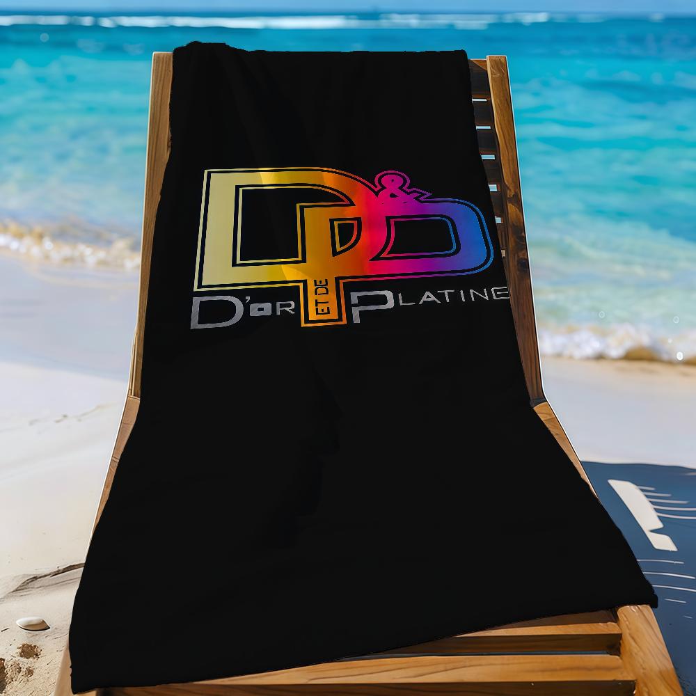 Rapper J-Jul Popular Towel Sports Quick Dry Travel Camping Gear Sandproof Soft Light Large Beach Towel W40*H60(CM)