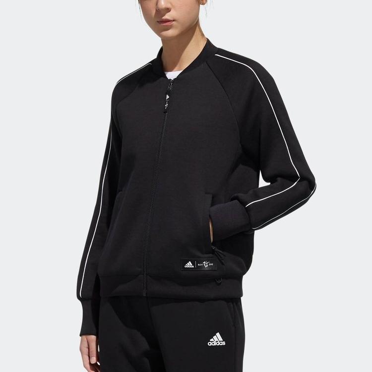 Adidas CNY Jacket Knit Bomber Unisex Outerwear Black EA2095