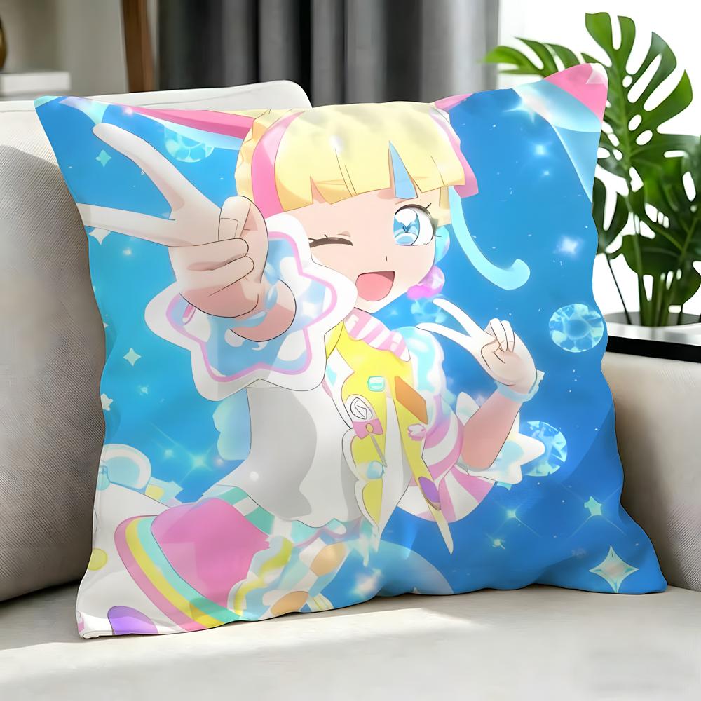 anime Kiratto Pri Chan Cushion Cover Cushion Cover Set Pcs x x x Pillowcase Decorative Sofa Home Decor