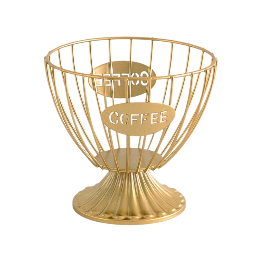 Kaffeepadhalter mit großer Kapazität für Küche, Büro, Barzubehör, Dekoration für Kaffeeliebhaber