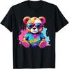 Buntes Teddybär-T-Shirt