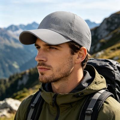 Light Plate Meshsummeroutdoorsoft Top Men'S And Women'S Big Headcircumferencebaseballcrossborderoutdoorbreathable Quickying Cap