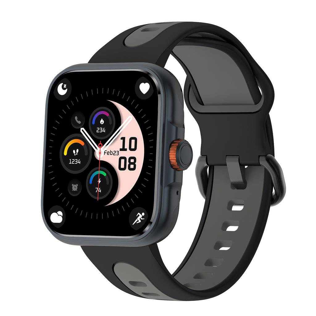 Rainbuvvy S216 Android 7.0 Smart Watch 1.78inch AMOLED HD Screen Bluetooth 5.3 IP68 Waterproof GPS Smart Watch Support Heart Rate Multi-Sports Mode