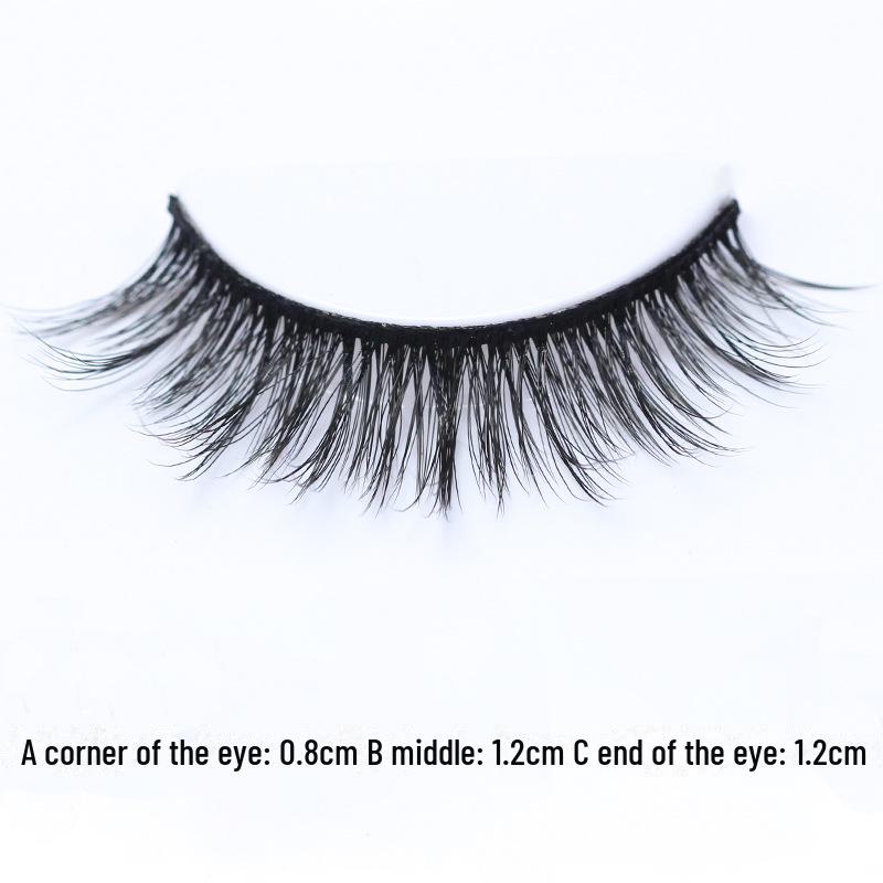 3D mehrschichtige falsche Wimpern: Simulierter Dicker, Vorne Lang & Hinten Kurz, Weiches Bühnen-Make-up - Europäischer & Amerikanischer Stil (78)