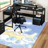 Anime Cartoon Design Chair Mat - Non-Slip Carpet for Office Chairs, Home Decor, Living Room, Bedroom, Game Room & Dormitory Flooring.E016
