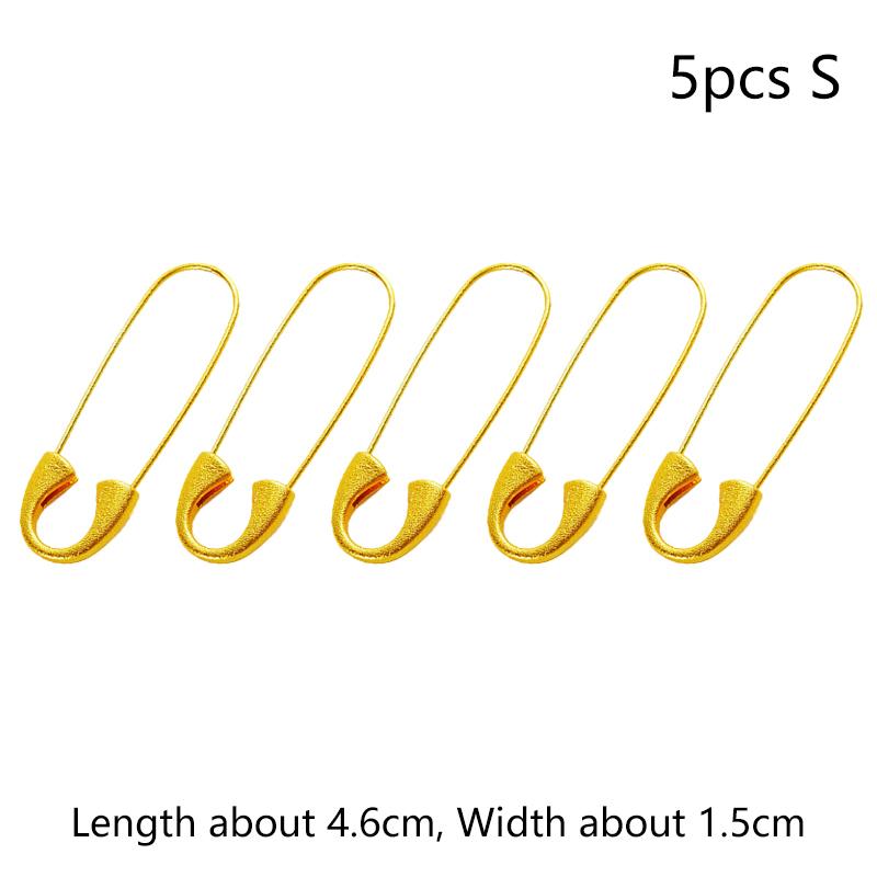 

Набір 5/10 шт. Застібки для брошок з сплаву Застібки-шпильки для DIY прикрас та з єднувачі-підвіски 5pcs S