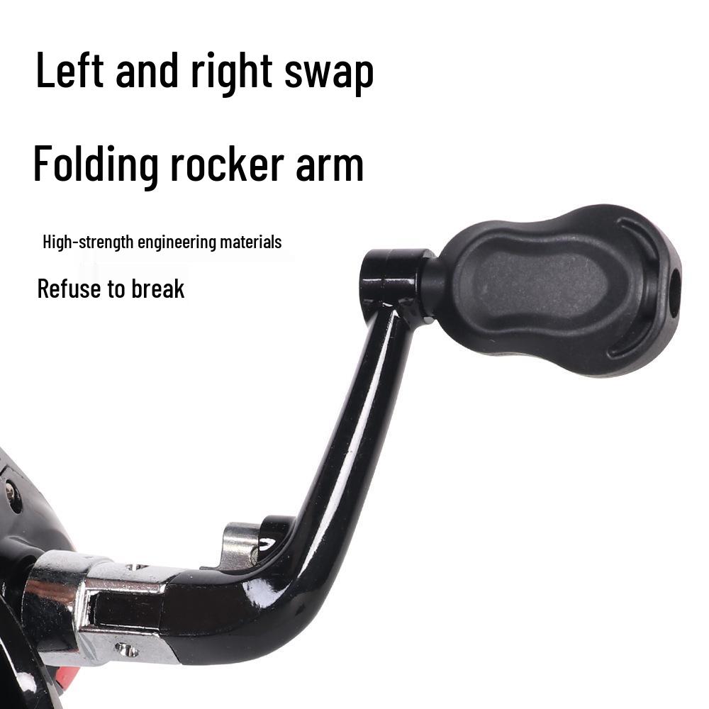 Full Metal Spool Spinning Reel for Sea, Lure, and Rock Fishing - Long Cast Black Bass Reel