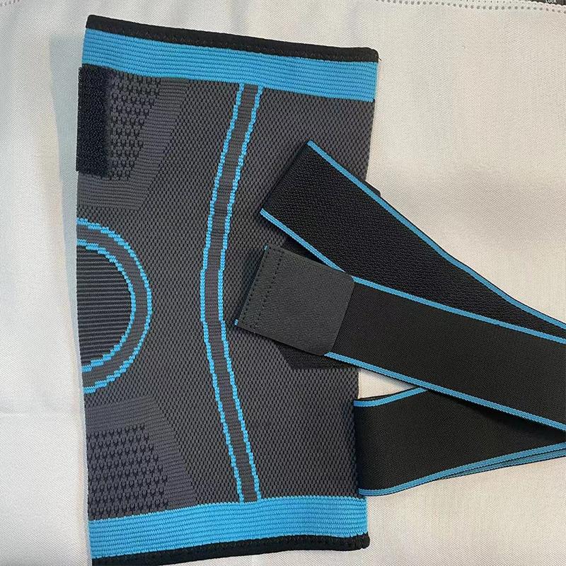 Lace-Up Pressure Sports Knit Knee Pads Kneecap Protection Running Basketball Mountain Bike Badminton Knee Pads