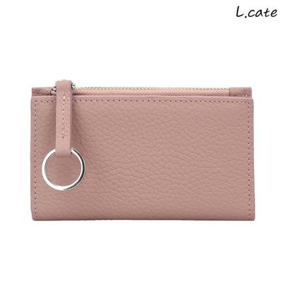 L.cate Women's Wallet LBS003 Cowhide and Sheepskin Card Wallet