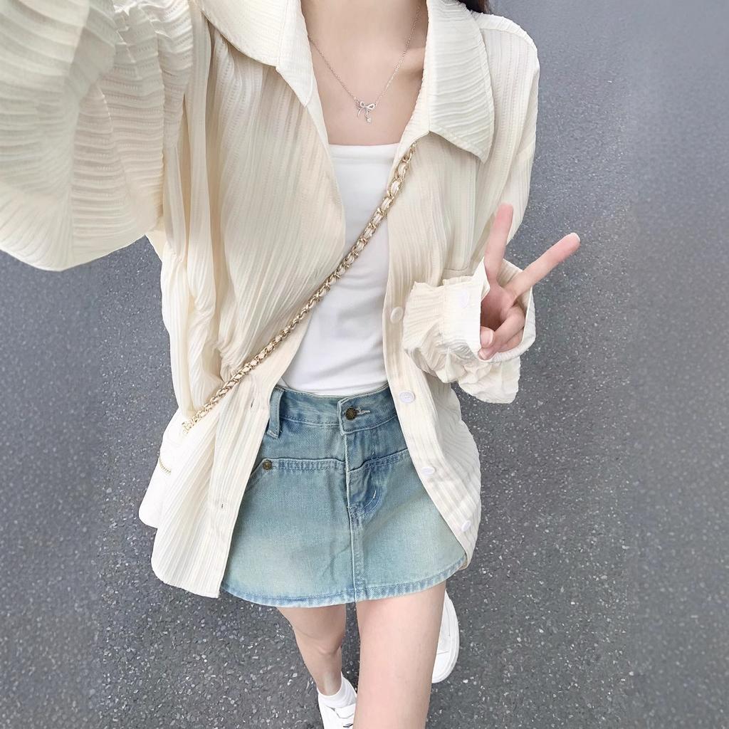 Spring and Autumn New Shirt Jacket For Women Trendy Foreign Style Cardigan