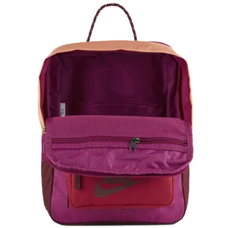 Nike Tanjun Polyester Backpack Regular Women's Purple And Red Casual