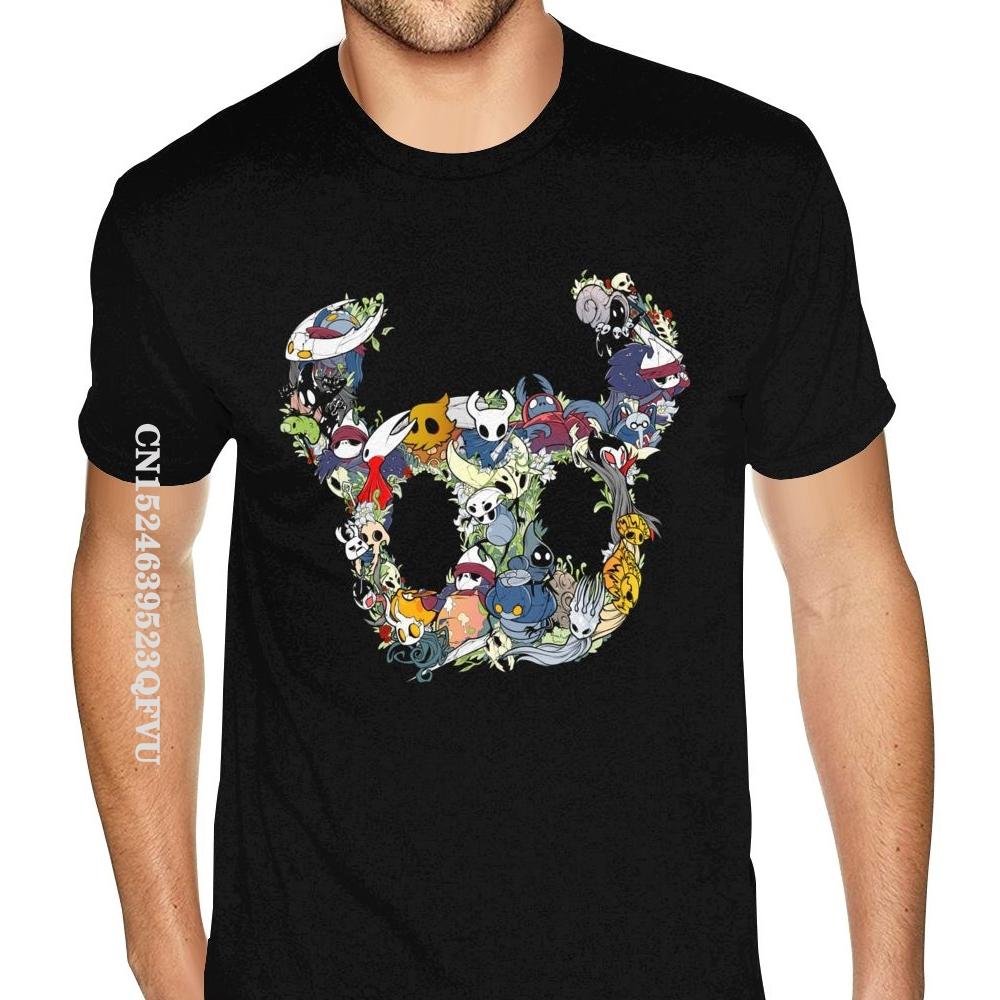 Grafika Ghost Knight Hollow Knight Zábavná hra Klasické tričko Unisex Skull Grafika Gothic Anime Tričko HipHop Print Trička