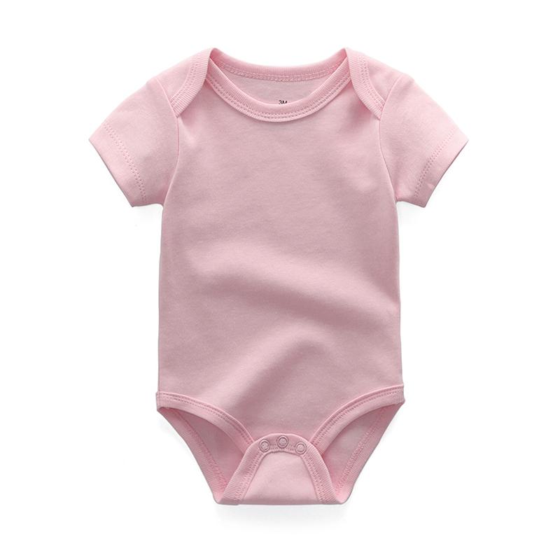 Kiddiezoom 5 Pcs Fashion Baby Boys Girls Bodysuits 100%Cotton Soft Newborn Clothes