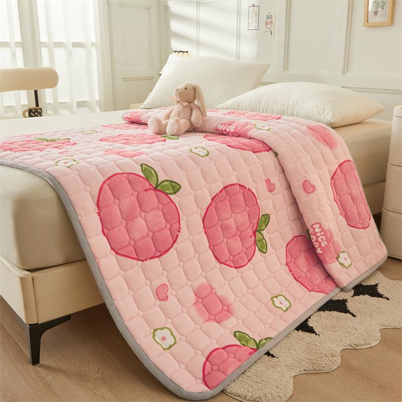 Novo colchão de veludo de leite farée velo dormitório estudante colchão acolchoado colchão macio anti-estático pilha almofada