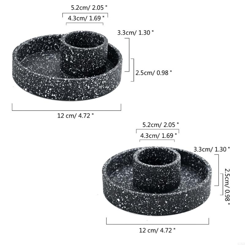 62KD Meditation Smudge Bowl Plate Incenses Holder with Ashes Cather Meditating Supplies Yoga Meditation Home Decor