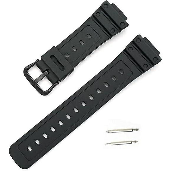 Compatible with 16mm mounting width for Casio G-shock GW-M5610 DW-5600/5700/6900 Watch strap Waterproof silicone strap Replacement belt Compatible