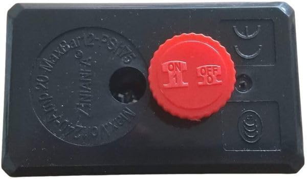 Ken R Air Compressor Pressure Switch Repair/Replacement, Top Pull ON/OFF, Pressure Safety Valve, Pressure Gauge, Regulator (1 Port)