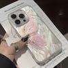 Pink Butterfly Wing Pattern Silicone Phone Case For iPhone 11 12 13 14 15 16 17 Pro Max 17 Air X XR XS Shockproof Bumper Cover