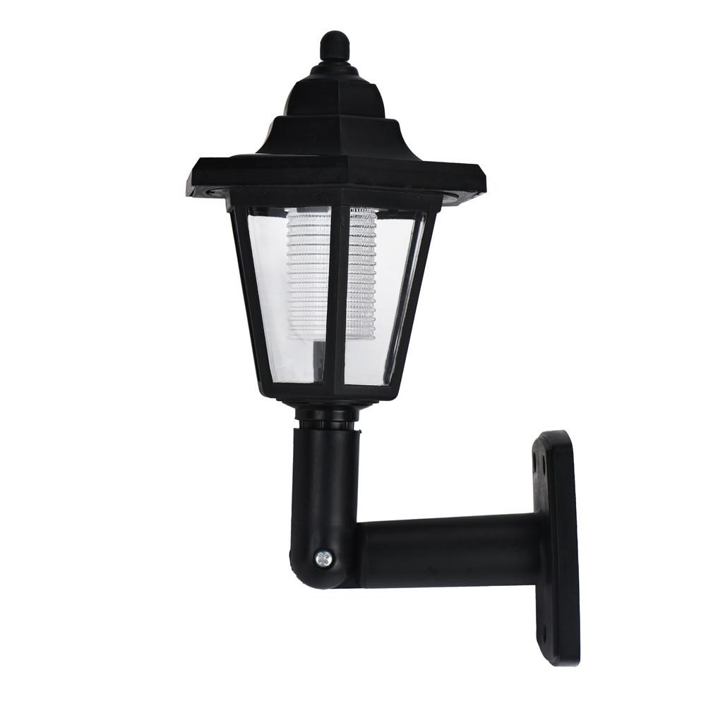 Hexagonal Solar LED Wall Lamp for Outdoor Courtyard Decor