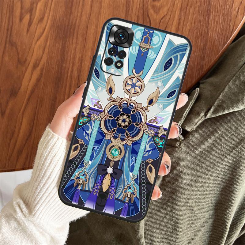 Genshin Impact Wanderer Case For Xiaomi Redmi 9 10 9A 9C 9T 10A 10C Cover For Redmi Note 11 12 8 9 10 Pro 10S 11S