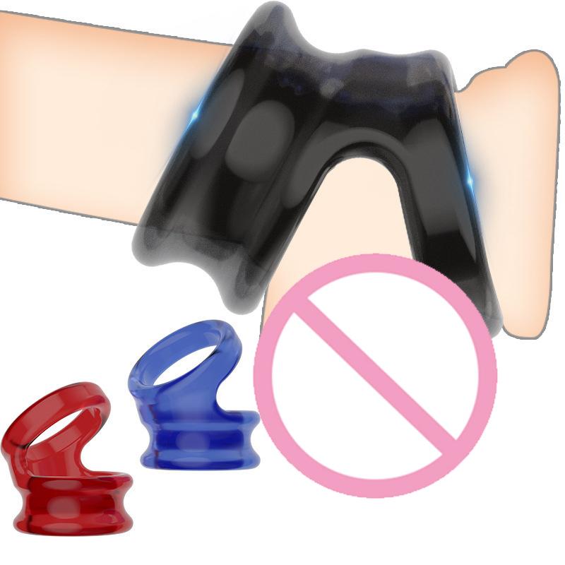 Cock Penis Ring Reusable Delay Ejaculation Stronger Erection Sex Toys Adult Supplies Linen Nozzle Ring Cock Sex Toys For Men