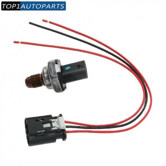 For Chevrolet GMC Buick Cadillac NEW Fuel Rail Pressure Sensor W/Connector USA