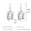 Exaggerated Personality Geometric Vortex Spiral Drop Dangle Earrings Retro Creativity Hip Hop Rock Street Jewelry Accessory