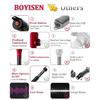 BOYISEN Battery Operated Liquid Transfer Pump - Electric Water Fuel Transfer Pump For Gasoline Diesel Oil, 2.2 Gallons Per Min, Battery Power Siphon