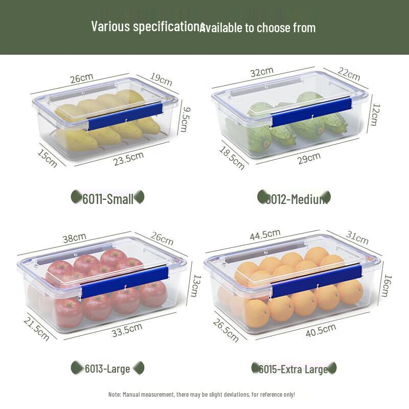 CHAHUA Large Capacity Plastic Food Storage Container