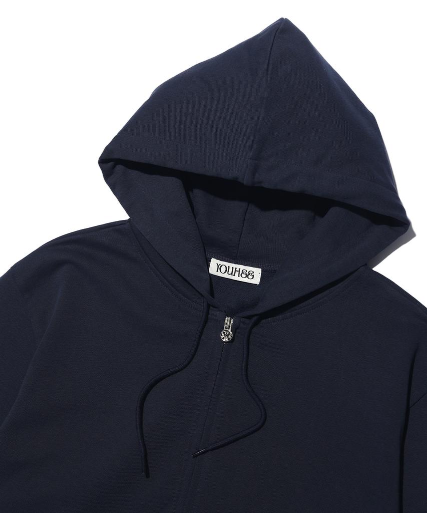 Youhee Star Hotfix Hood Zip-Up Navy