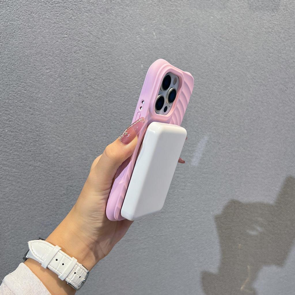 Bo Yang Liquid Silicone Magnetic Rotating Bracket Case for iPhone 17 Pro Max