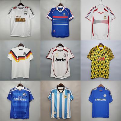 Classic Vintage Football Jersey AC France Germany Argentina Main Club Jersey