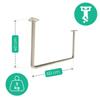 Ceiling Pull-Up Bar Beige 60 X 40Cm