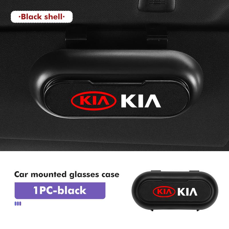 Car Portable Sun Visor Sunglasses Holder Case Glasses Boxes Interior Accessories For KIA Ceed Sportage Rio K5 K2 Optima Cerato drlqc11