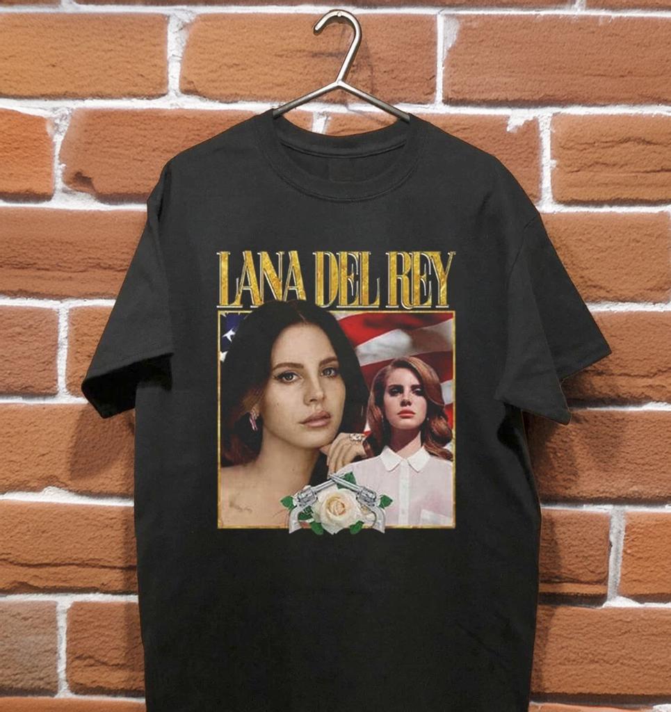 NEW LANA DEL REY Essential Unisex Black Cotton T-Shirt